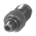 Adaptador de Conector TNC Hembra a NEC P3, P4, Cel.-P110 Cromo-Negro/ Oro/ Teflón.â€‹