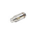 Conector UHF Hembra (SO-239) de Rosca para cable LP-450A, LDF4-50A, Bronce Blanco/ Plata/ Teflón.