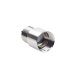 Conector UHF Hembra (SO-239) en Línea de Rosca para RG-8/U, 9913, LMR-400, Níquel/ Plata/ Teflón. 