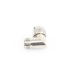 Adaptador en Ángulo Recto, de Conector UHF Macho (PL-259) a UHF Hembra (SO-239), Níquel/ Oro/ Delrin.