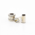 Conector Mini UHF Macho, 50 Ohm, de Anillo Plegable para Cables RG-58/U, RG-142/U, Niquel/Oro/Delrin.