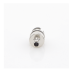 Conector Mini UHF Hembra de Anillo Plegable en Cables RG-58/U, RG-142/U, Níquel/ Plata/ Delrin.