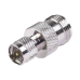 Adaptador en Línea, de Conector Mini-UHF Macho a N Hembra, Níquel/ Oro/ Teflón.