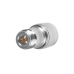 Adaptador en Línea, de Conector N Hembra Inverso a N Macho, Níquel/ Oro/ Teflón.