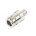 Conector N Hembra Inverso de Anillo Plegable para Cables 9913, RG-8/U, LMR-400, Grupo I, Níquel/ Oro/ Teflón.