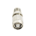 Adaptador en Línea, de Conector TNC Macho Inverso a TNC Hembra, Nquel/ Oro/ Teflón.