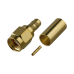 Conector SMA Macho Inverso de Anillo Plegable para cables 8240, RG-58/U, Oro/ Oro/ Teflón.