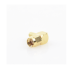 Conector SMA Macho Inverso en Ángulo Recto de Anillo Plegable para Cables RG-58/U, RG-142/U, Oro/ Oro/ Teflón.
