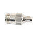 Adaptador en Línea, de Conector SMA Macho Inverso a N Hembra, Níquel/ Oro/ Teflón.