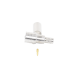 Conector QMA (Quick Mate) Macho, Anillo Plegable para RG-8/X, LMR-240, Bronce Blanco/Oro/Teflón.
