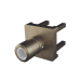 Conector SMB Hembra (PIN Macho) Montaje Vertical para PCB, 75 Ohm, Oro/ Oro/ Teflón.