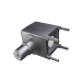 Conector SMB Hembra (PIN Macho) en Ángulo Recto para Montaje en PCB, 4 Patas, Níquel/ Oro/ Teflón.â€‹