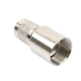 Conector TNC Macho de Rosca Izquierda Métrica, Tipo Rosca para RG-8/U, 9913, LMR-400, CNT-400 del Grupo I,  Plata/ Oro/ Teflón.