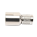 Conector TNC Macho de Rosca Izquierda Métrica, Tipo Rosca para RG-8/U, 9913, LMR-400, CNT-400 del Grupo I,  Plata/ Oro/ Teflón.
