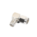Adaptador en Ángulo Recto, de Conector SMA Macho a SMA Hembra Níquel/ Oro/ Teflón.