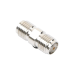 Adaptador en Línea tipo Barril, de Conector SMA Hembra a SMA Hembra, Níquel/ Oro/ Teflón.