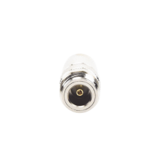 Adaptador en Línea de Conector TNC Macho a N Hembra, Níquel/ Oro/ Teflón.