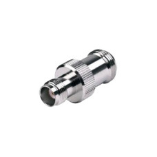 Adaptador en Línea de Conector TNC Hembra a N Hembra, Níquel/ Oro/ Teflón.