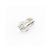 Adaptador en Línea, de Conector TNC Hembra a FME Hembra, Niple Europeo, Níquel/ Oro/ Teflón.