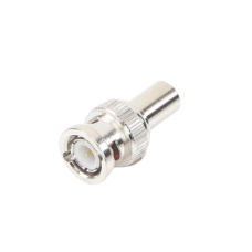 Carga Coaxial Terminal de 75 Ohm para CCTV, 1/2 Watt, en Conector BNC Macho, Níquel/ Oro/ Delrin