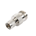 Adaptador en Línea, de Conector Mini-UHF Macho a N Hembra, Níquel/ Oro/ Teflón.