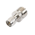Adaptador en Línea de Conector Mini UHF Macho a UHF Hembra (SO-239), Níquel/ Oro/ Teflón.