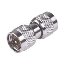 Adaptador Barril, de Conectores Mini-UHF Machos, Níquel/ Oro/ Teflón. Adaptador Barril, de Conectores Mini-UHF Machos, Níquel/ Oro/ Teflón.