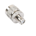 Adaptador en Línea de Conector Mini UHF Hembra a UHF Macho (PL-259), Níquel/ Oro/ Teflón.