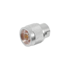 Adaptador UNIDAPT Hembra a N Macho. Plata-Oro-Teflón.