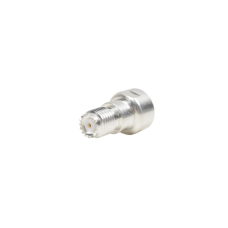 Adaptador UNIDAPT Hembra a Mini-UHF Hembra. Plata / Oro / Teflón.