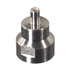 Adaptador UNIDAPT Hembra a SMB Jack (Pin Macho), Plata/ Oro/ Teflón.