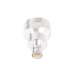 Adaptador UNIDAPT Hembra a Conector SMB Plug (Pin Hembra), Plata/ Oro/ Teflón.