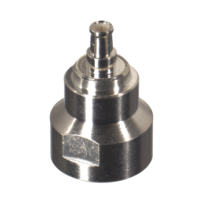 Adaptador UNIDAPT Hembra a MCX Macho. Plata/ Oro/ Teflón.