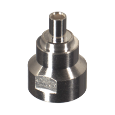 Adaptador UNIDAPT Hembra a MCX Hembra. Plata/ Oro/ Teflón.