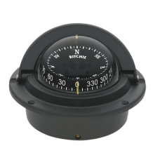 Brújula serie Voyager en color negro, cuenta con iluminación nocturna color verde.