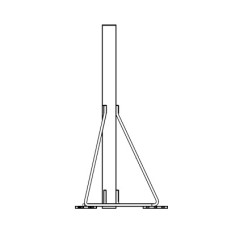 Punta de torre SSV para sección 2WST, 2WN y 3WN.