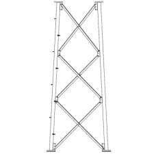Sección 9 Intermedia para Torre Autosoportada línea SSV (Código de Fábrica: 9NH)