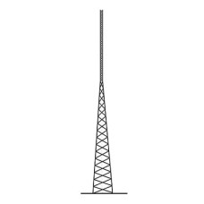 Torre Autosoportada Tubular ROHN de 42 metros Linea SSV HEAVY DUTY. Torre Autosoportada Tubular ROHN de 42 metros Linea SSV HEAVY DUTY.