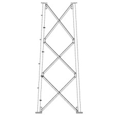 Sección 11 Base para Torre Autosoportada línea SSV (Código de Fábrica: 11N332) Sección 11 Base para Torre Autosoportada línea SSV (Código de Fábrica: 11N332)