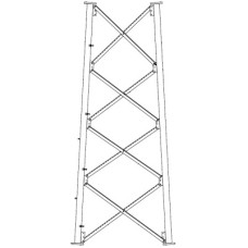 Sección 8 Intermedia para Torre Autosoportada línea SSV (Código de Fábrica: 8N) Sección 8 Intermedia para Torre Autosoportada línea SSV (Código de Fábrica: 8N)
