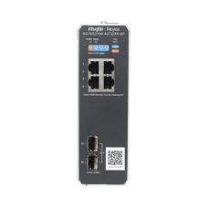 Switch Industrial PoE+ hasta 180 watts , Ideal para temperaturas Extremas y protección contra descargas, 1 puerto PoE++ 60W y 3 puertos PoE+ 30W, 2 SFP Uplink Switch Industrial PoE+ hasta 180 watts , Ideal para temperaturas Extremas y protección contra descargas, 1 puerto PoE++ 60W y 3 puertos PoE+ 30W, 2 SFP Uplink