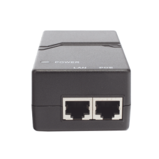 Inyector PoE estándar 15 watts, Compatible Multi-marcas, Detección Inteligente Anti Accidentes (802.3af / Gigabit)