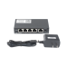 Switch Administrable con 5 puertos Gigabit, gestión gratuita desde la nube