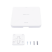 Punto de Acceso Mesh Wi-Fi 6 para Interior, se Instala en Techo o Pared, hasta 512 Usuarios y 3.2 Gbps, Doble Banda 802.11ax MU-MIMO 4x4