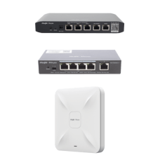 Equipos Ruijie DEMO Ideal para Probar Integraciones de Redes y WiFi 5 con CCTV