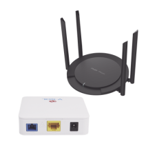 Kit 2 ONU Bridge V-Sol, Dual GPON/EPON con Router Home Wi-Fi Ideal para distribuciones WISP de mayor cobertura Wi-Fi en Hogares y Oficinas