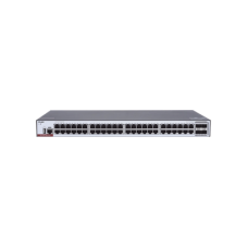 Switch Administrable Capa 3 con 48 puertos Gigabit + 4 SFP+ para fibra 10Gb, gestión gratuita desde la nube. Switch Administrable Capa 3 con 48 puertos Gigabit + 4 SFP+ para fibra 10Gb, gestión gratuita desde la nube.