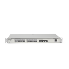 Switch Administrable Capa 3 con 24 puertos Gigabit + 4 SFP+ para fibra 10Gb, gestión gratuita desde la nube Switch Administrable Capa 3 con 24 puertos Gigabit + 4 SFP+ para fibra 10Gb, gestión gratuita desde la nube