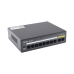 Switch PoE+ no Administrable, Hasta 110 Watts, 8 puertos PoE+ y 2 Uplinks 10/100