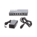 Switch Administrable PoE con 5 puertos Gigabit, 4 PoE 802.3af/at, gestión gratuita desde la nube, 54w
